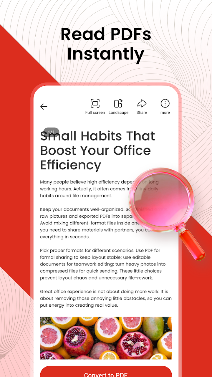 PDF Reader Viewer - Tools screenshot