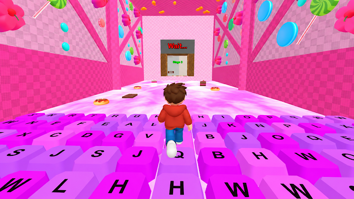 Keyboard Rush: Speed Escape screenshot