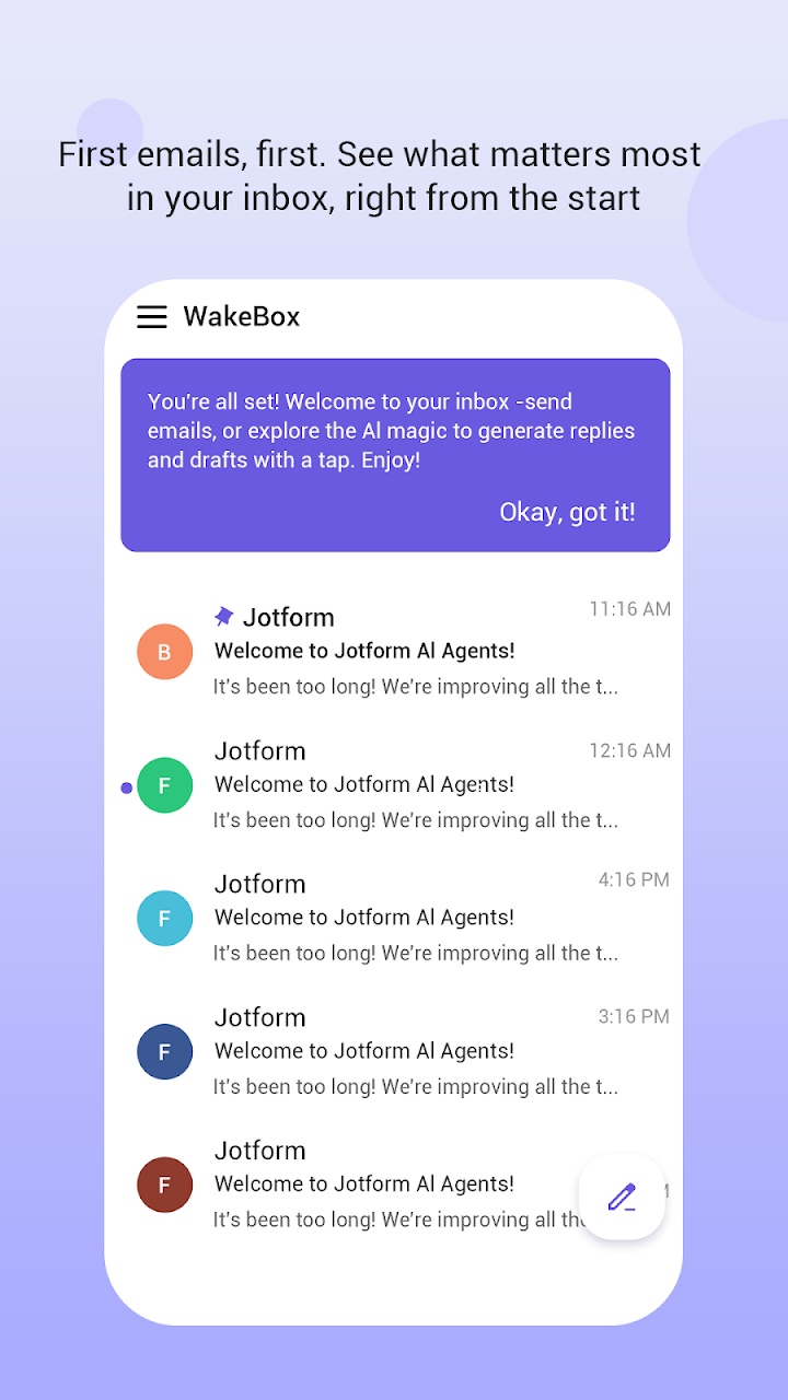WakeBox screenshot