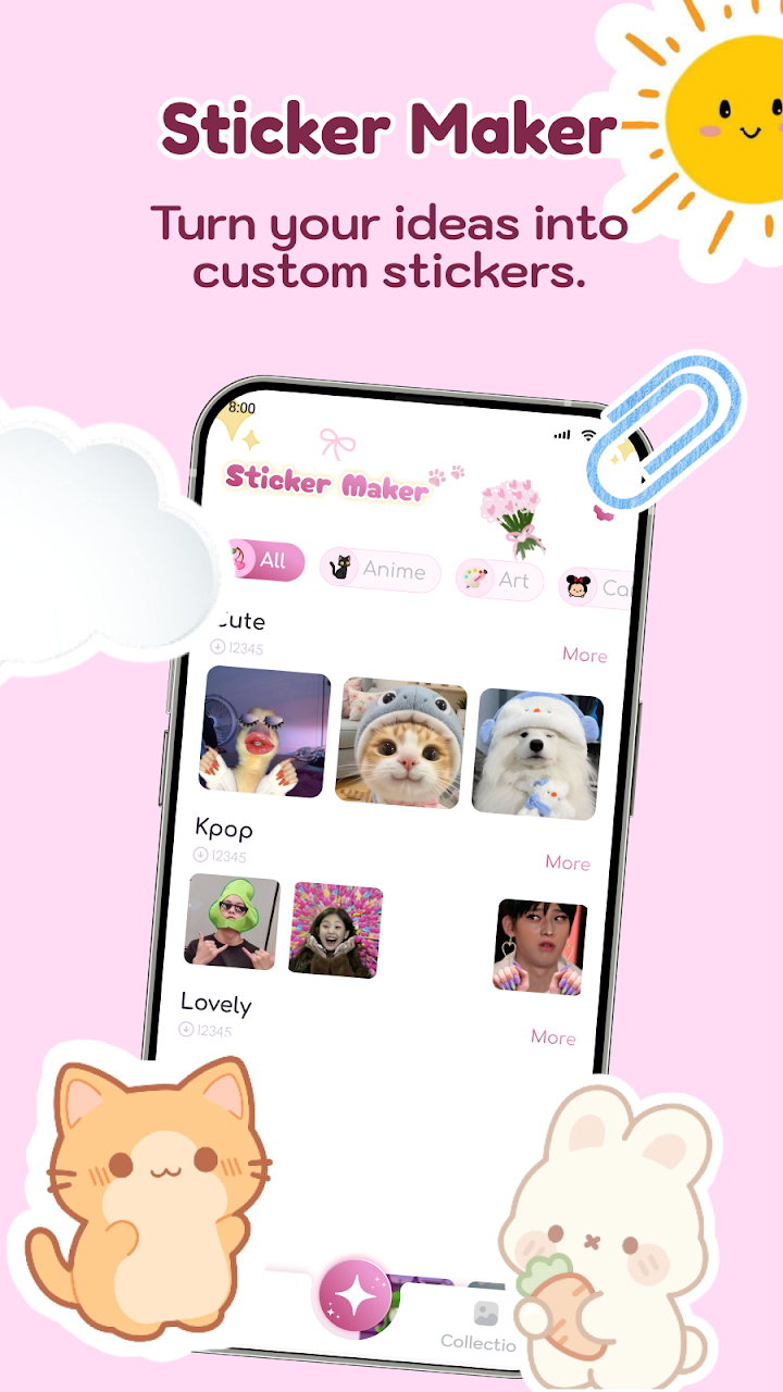 Purrsy: Sticker Maker screenshot