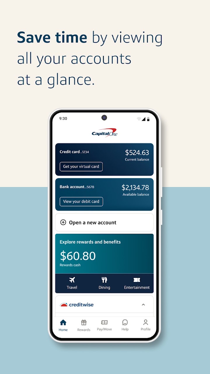 Capital One Mobile screenshot