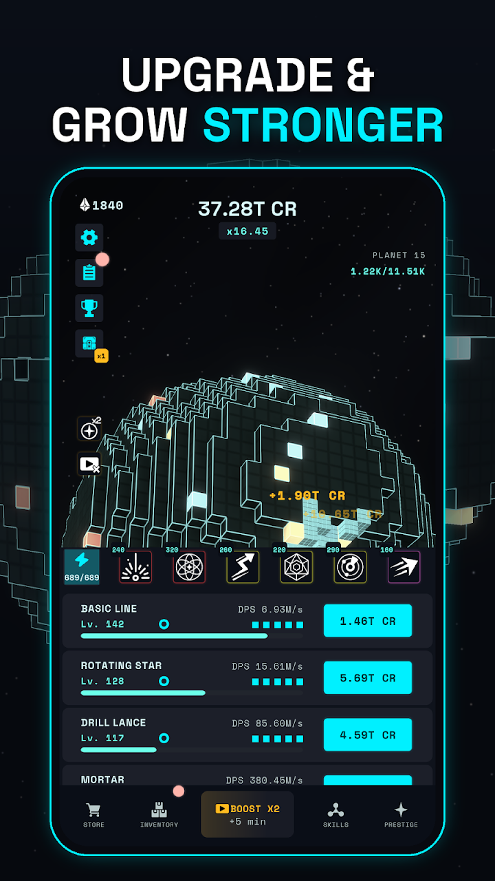 Galaxy Miner: Planet Breaker screenshot