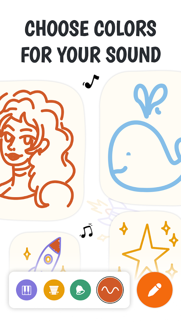 Draw Music Maker: Doodle Pad screenshot
