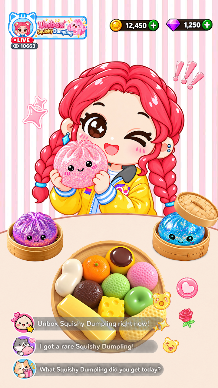 Squishy Dumpling ASMR Unboxing screenshot