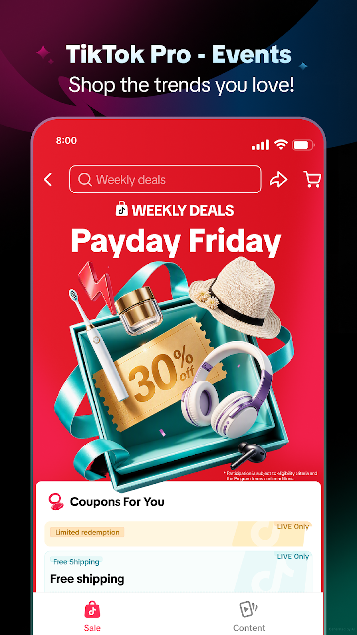 TikTok Pro - Events screenshot