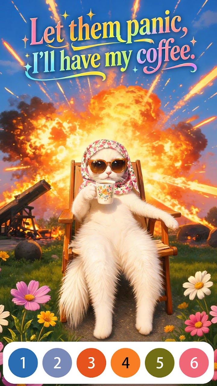 Mood Swear Meme Coloring Games screenshot