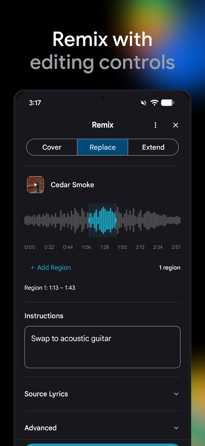 Google Flow Music screenshot