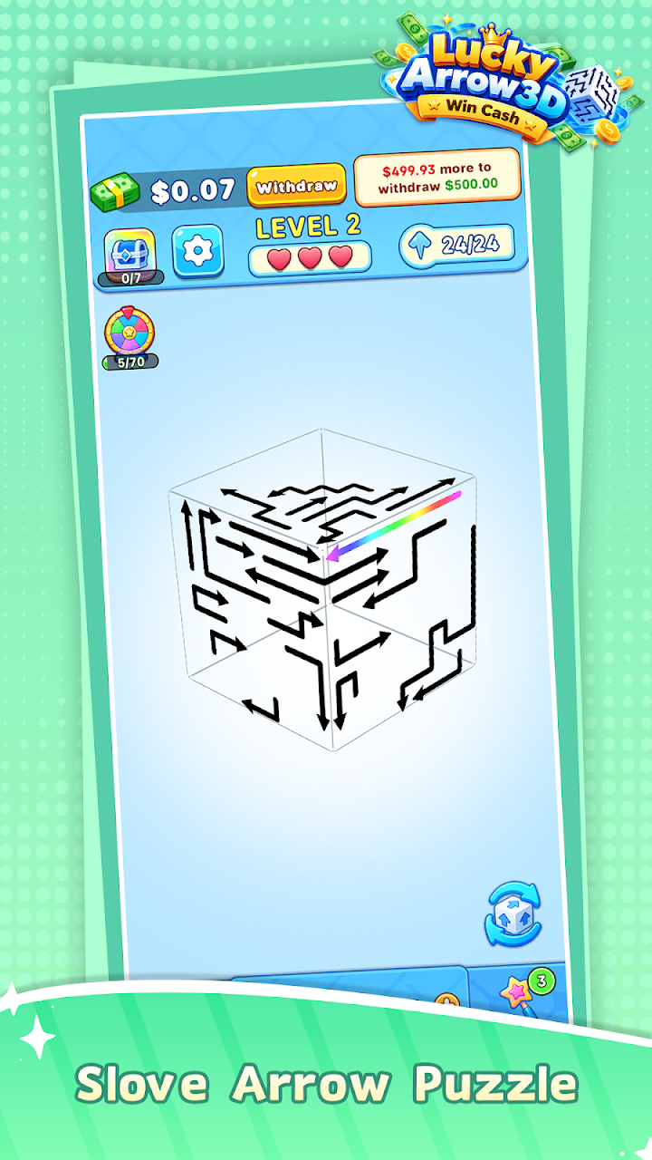 Lucky Arrow3D : Win Cash screenshot
