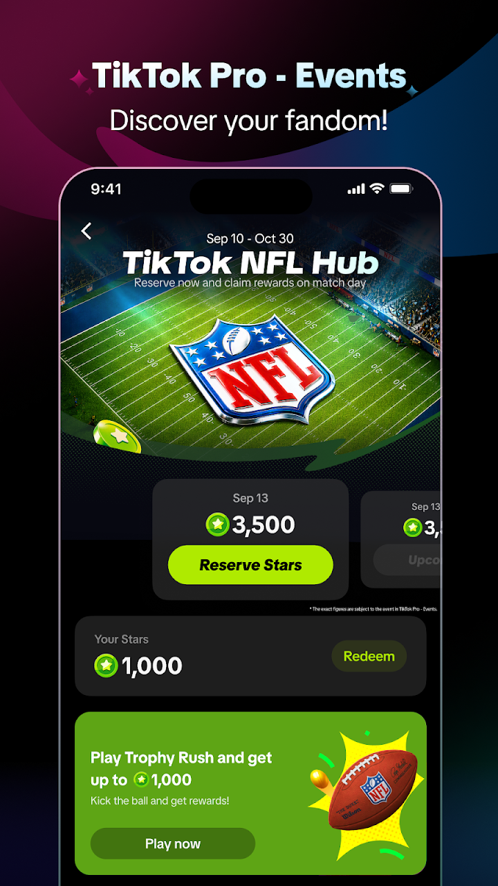 TikTok Pro - Events screenshot