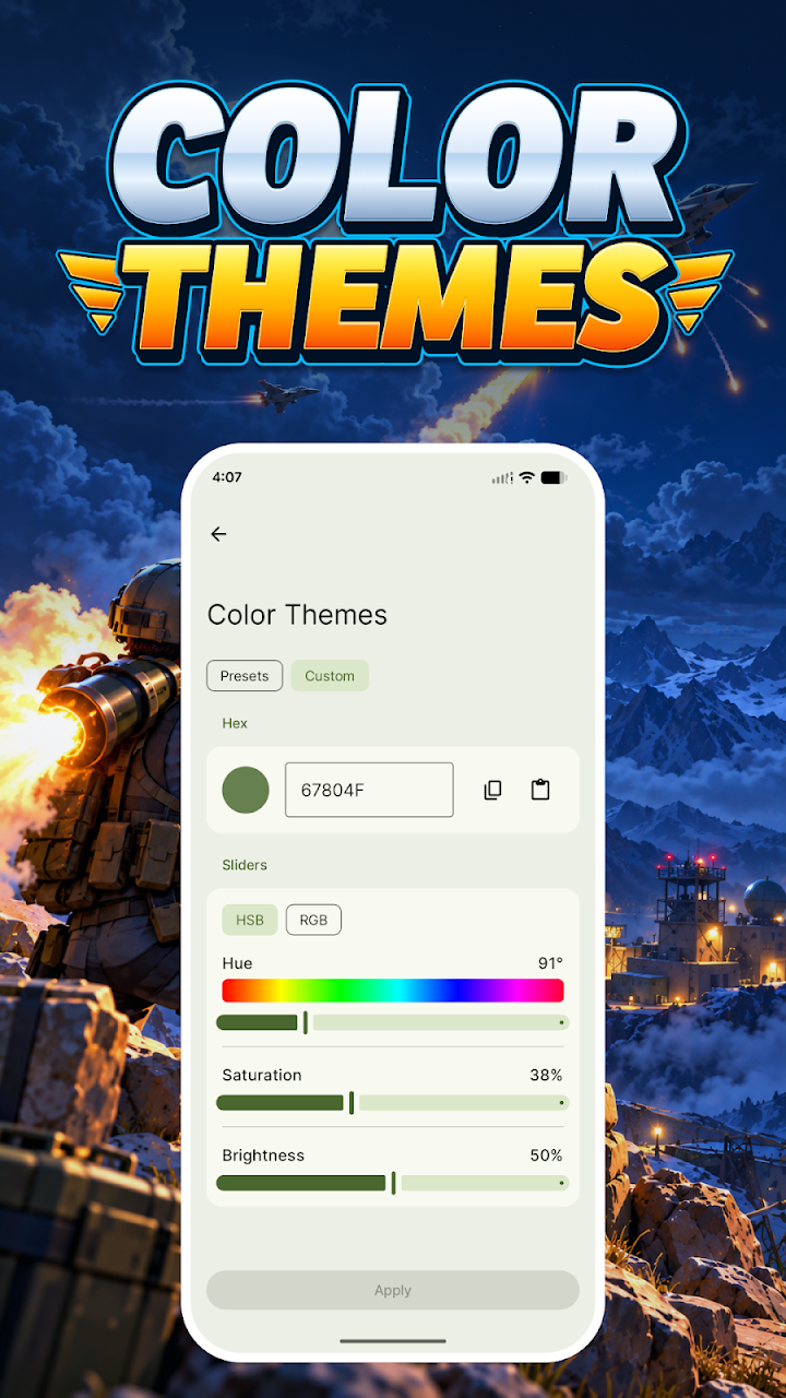 Shooting Skies Launcher screenshot