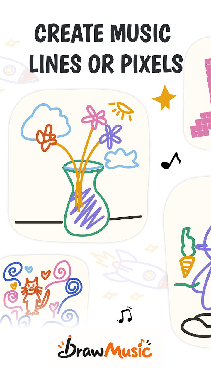 Draw Music Maker: Doodle Pad screenshot