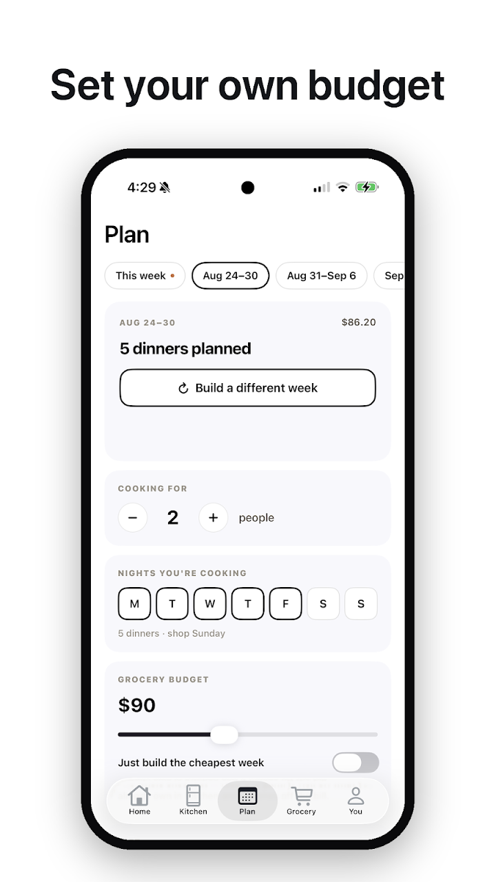 TapCook: Budget Meal Plans screenshot