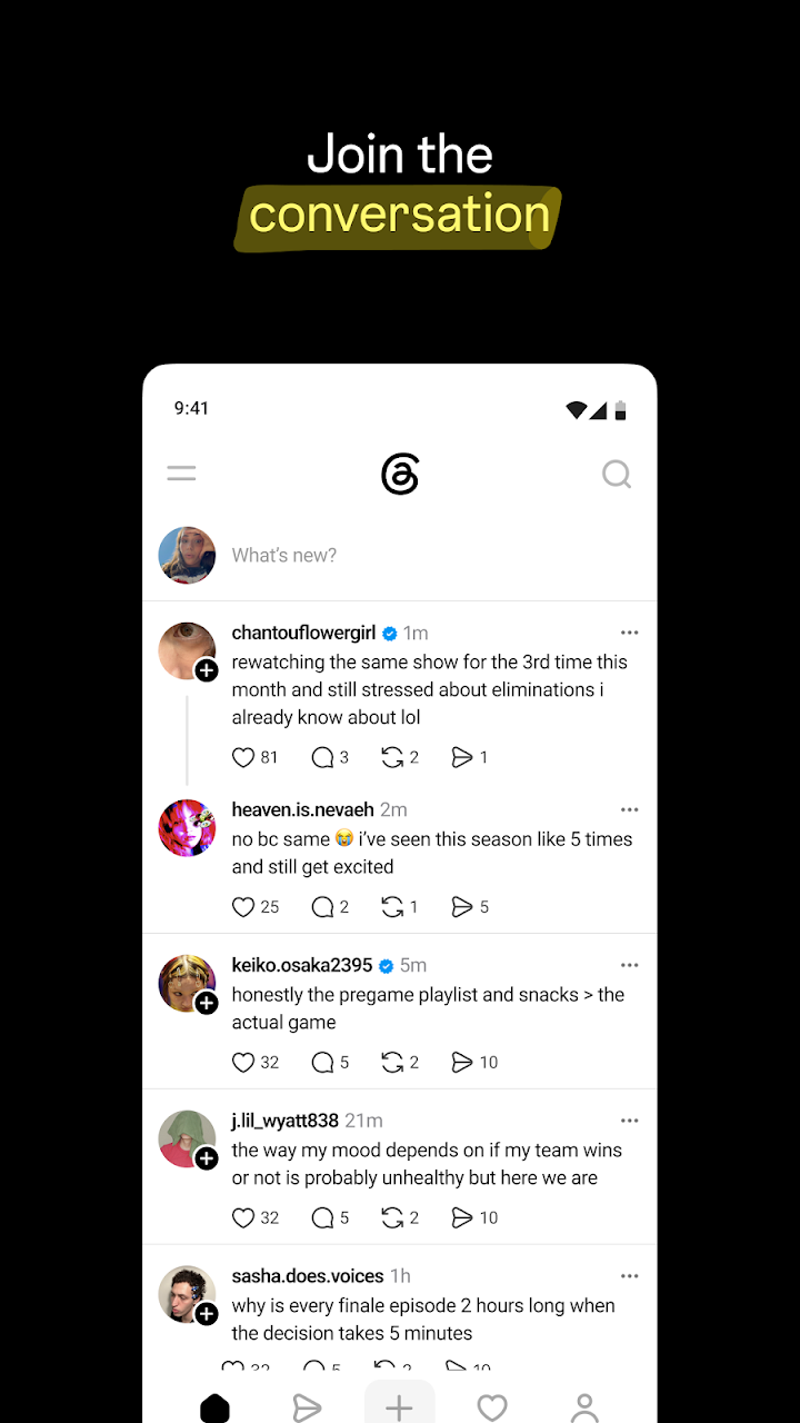 Threads screenshot