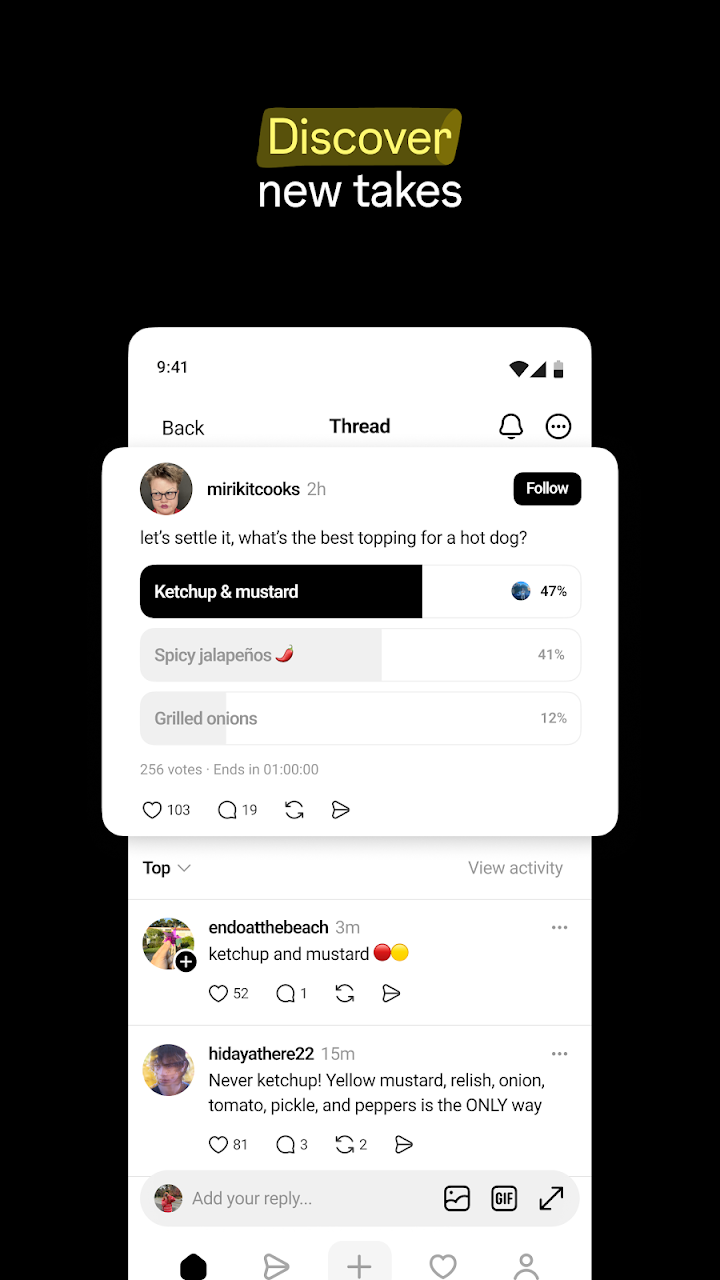 Threads screenshot