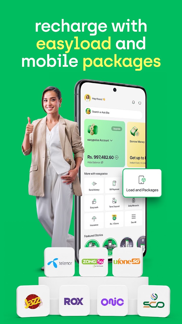 easypaisa – a digital bank screenshot