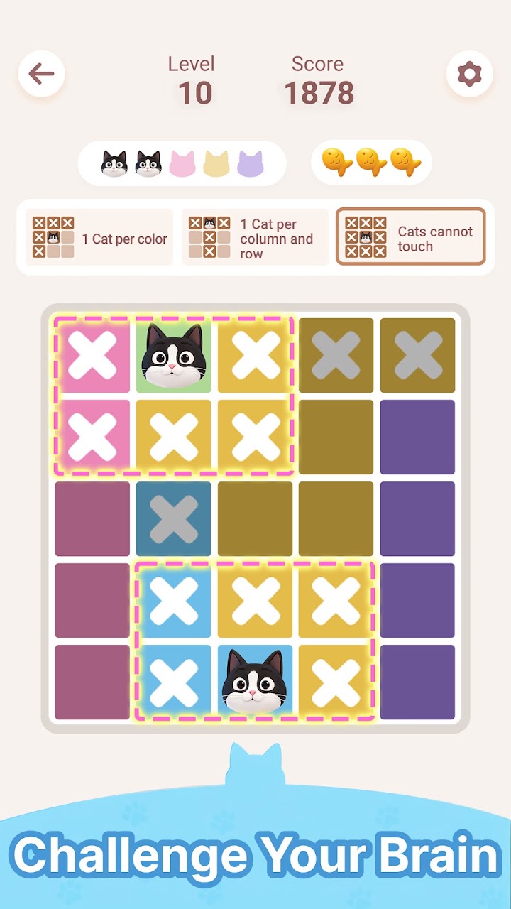 Meowdoku: Brain Puzzle Games screenshot