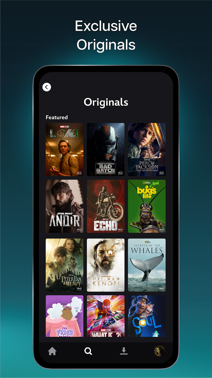 Disney+ screenshot