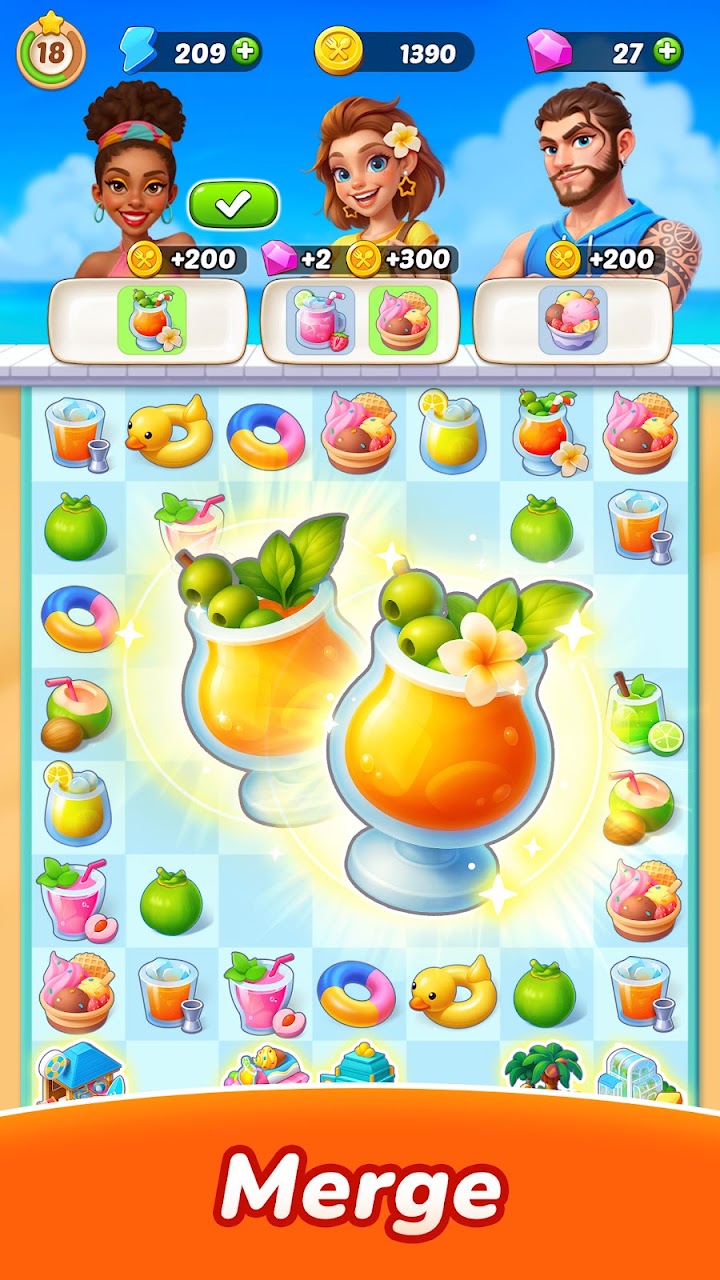 Tasty Travels: Merge Game screenshot