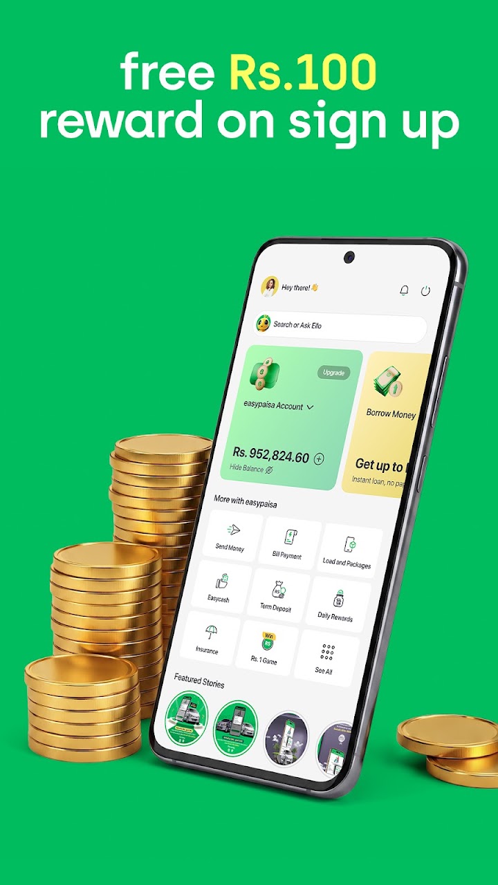 easypaisa – a digital bank screenshot